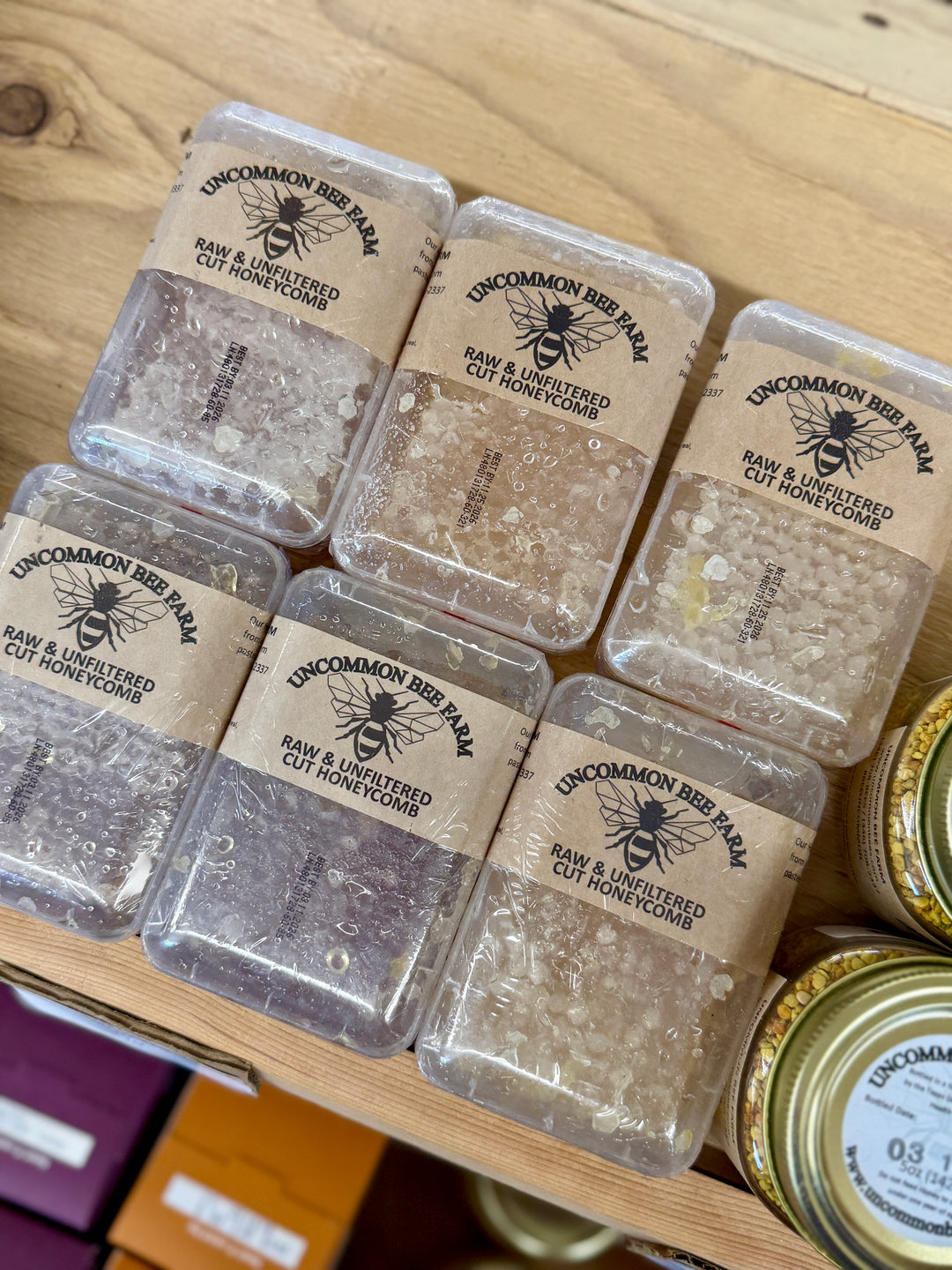 Uncommon Bee Farm Raw Honeycomb & Pollen