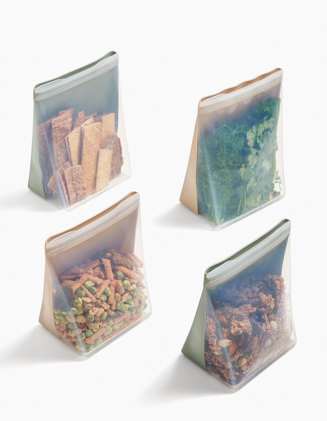 Reusable Silicone Stand Up Bags