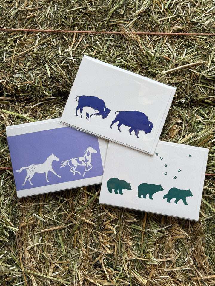 Block Print Cards & Bandanas