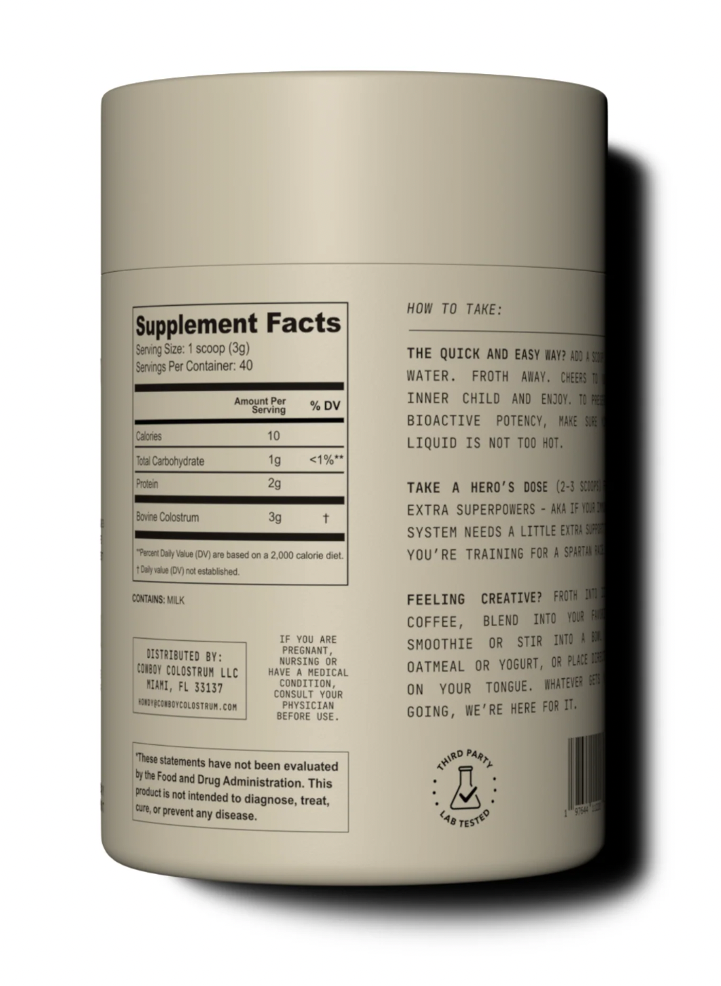 Cowboy Colostrum