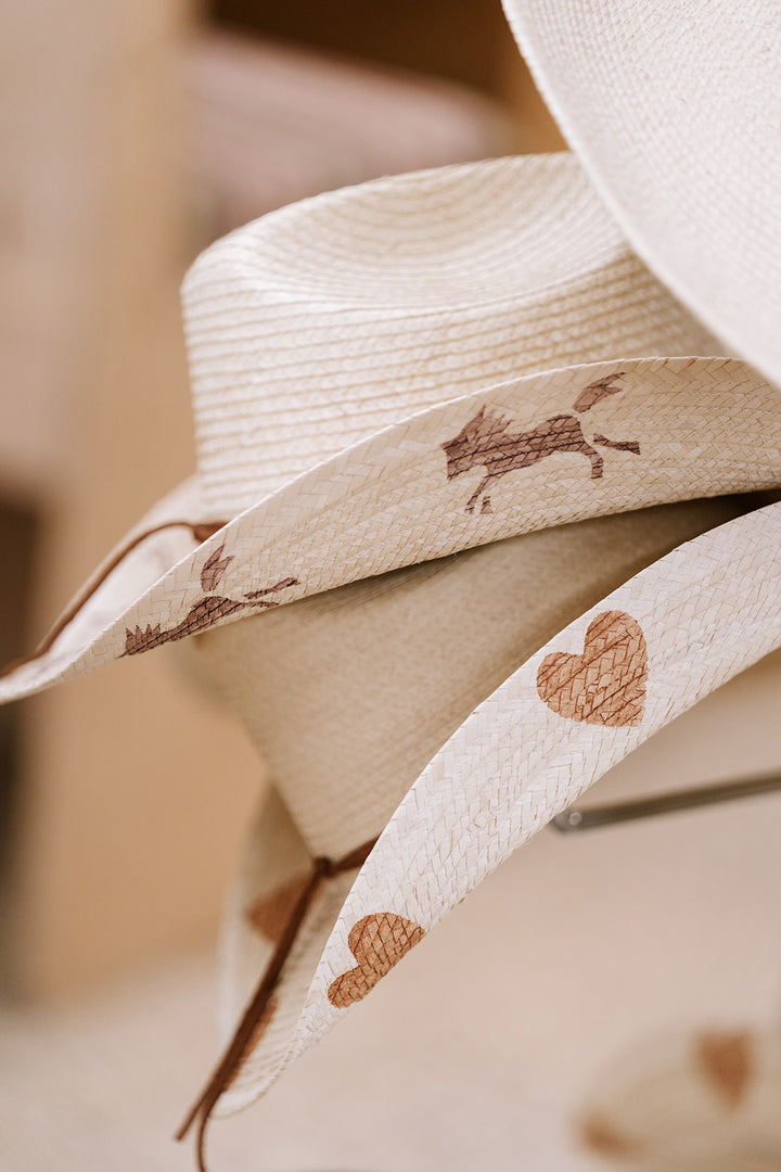 Guatamalan Palm Kid Hats with Hearts