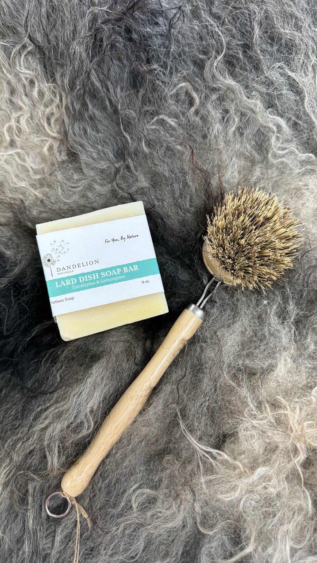 Lard Dish Soap Bar - Eucalyptus & Lemongrass