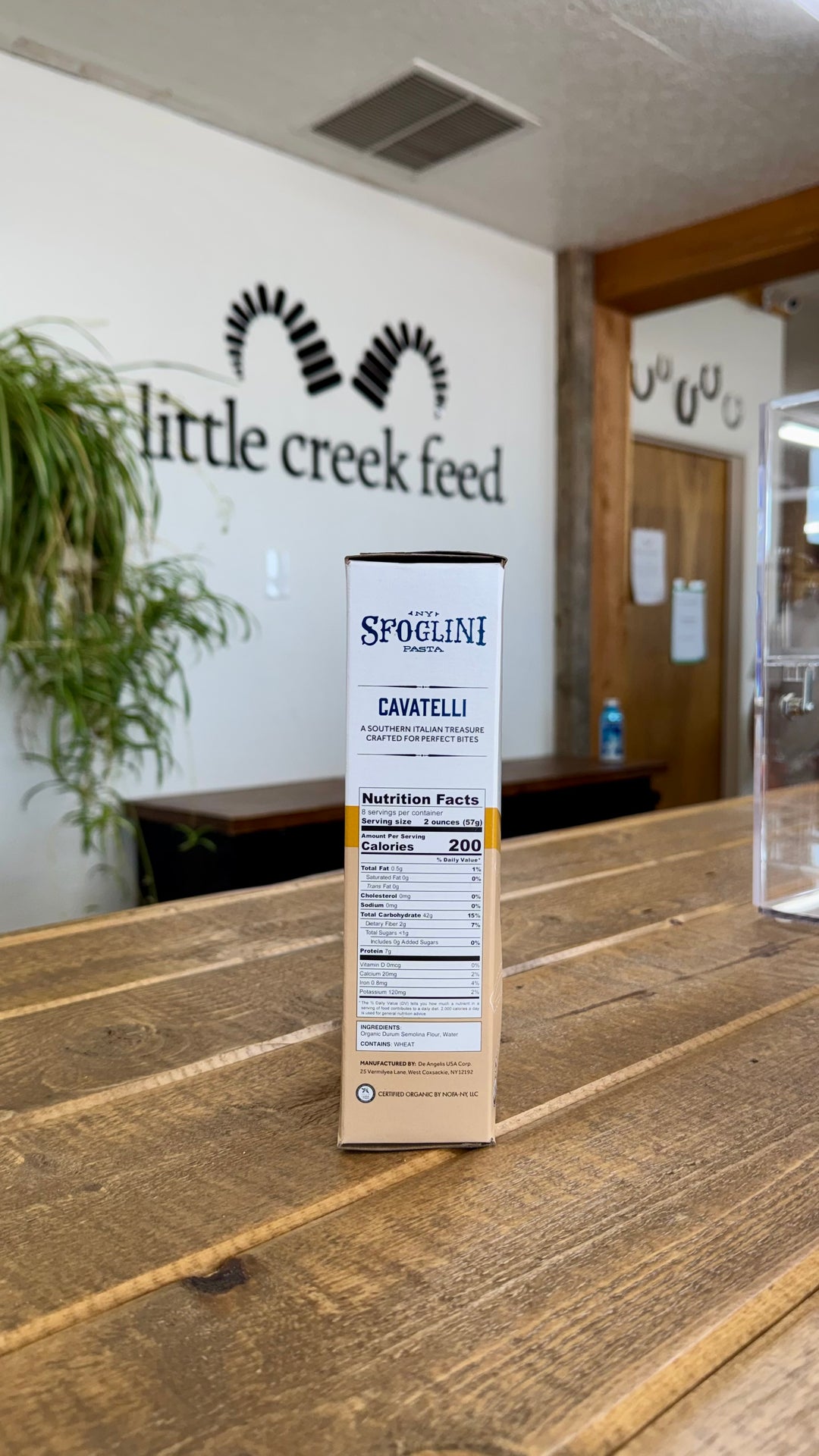 Sfoglini Cavatelli - Organic Durum Semolina Pasta