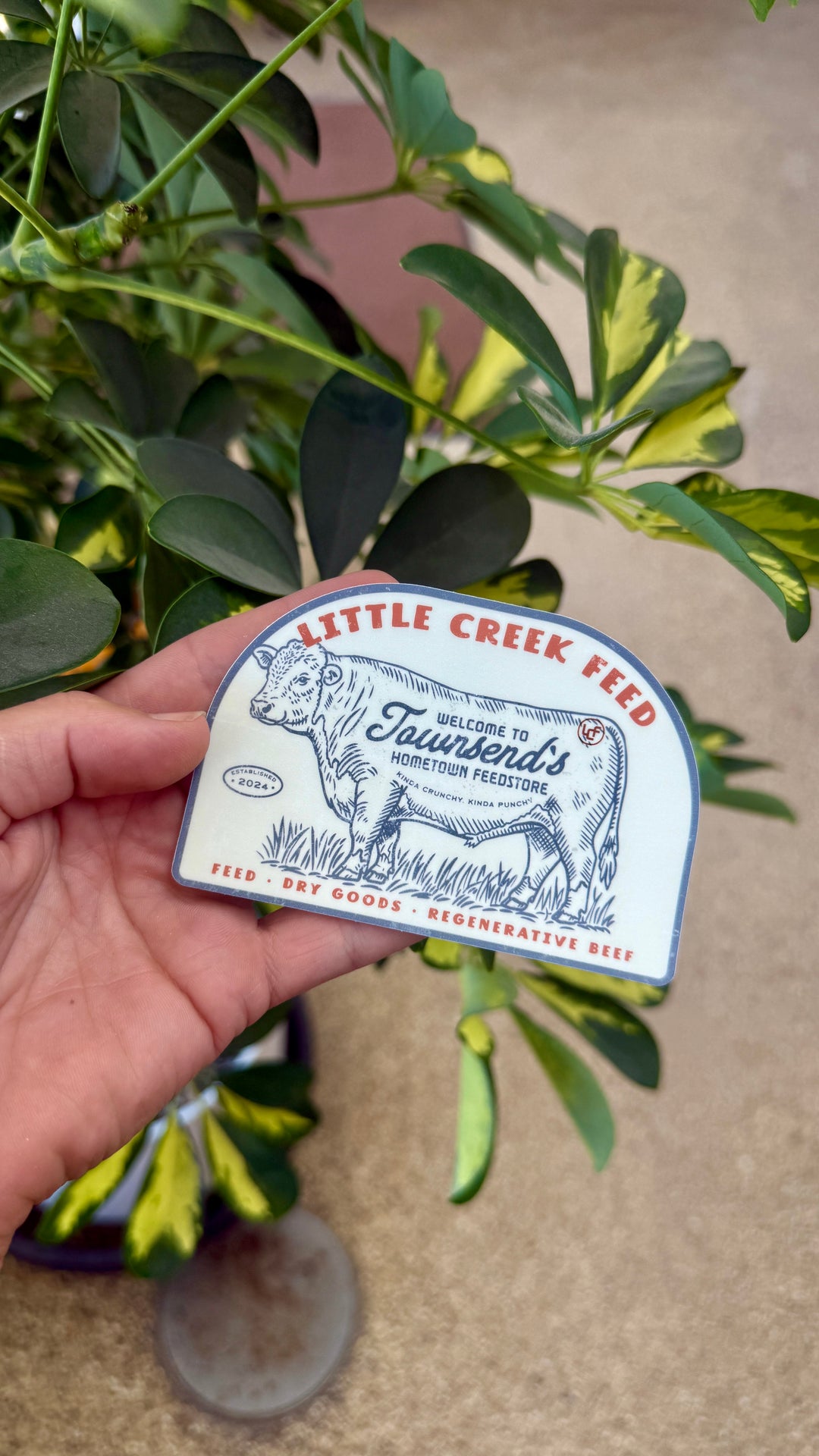 Little Creek Feed "No Bull" Sticker