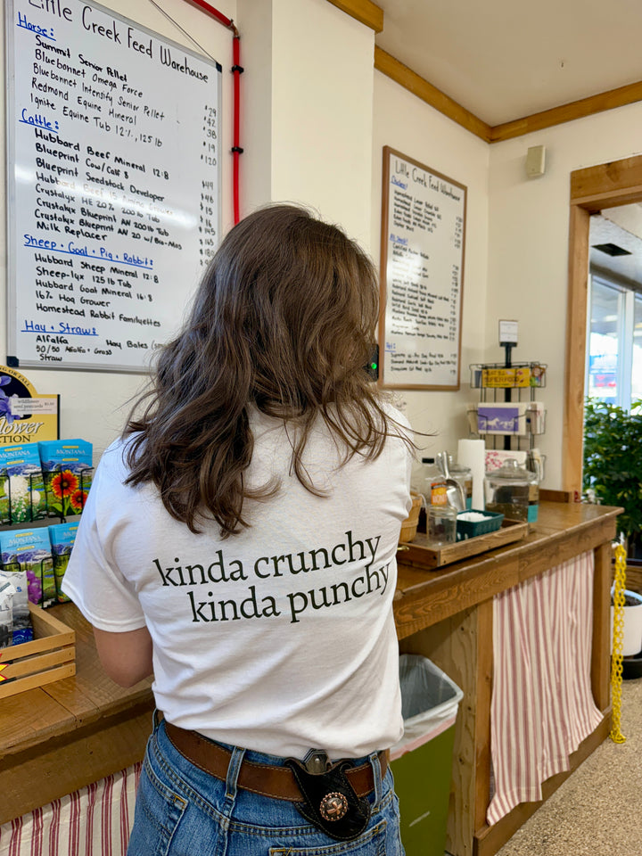 Little Creek Kinda Crunchy Kinda Punchy Pocket Tee