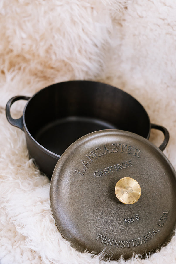 Lancaster Cast Iron 5-Quart Dutch Oven