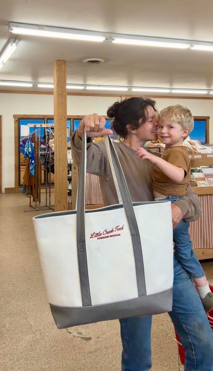 Little Creek Farmers Market Canvas Tote Bag