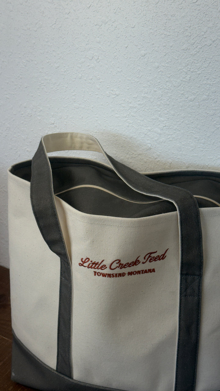Little Creek Farmers Market Canvas Tote Bag