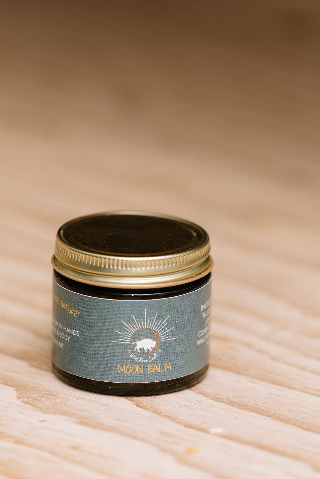 Wild Rose Moon Balm (Bison Tallow)