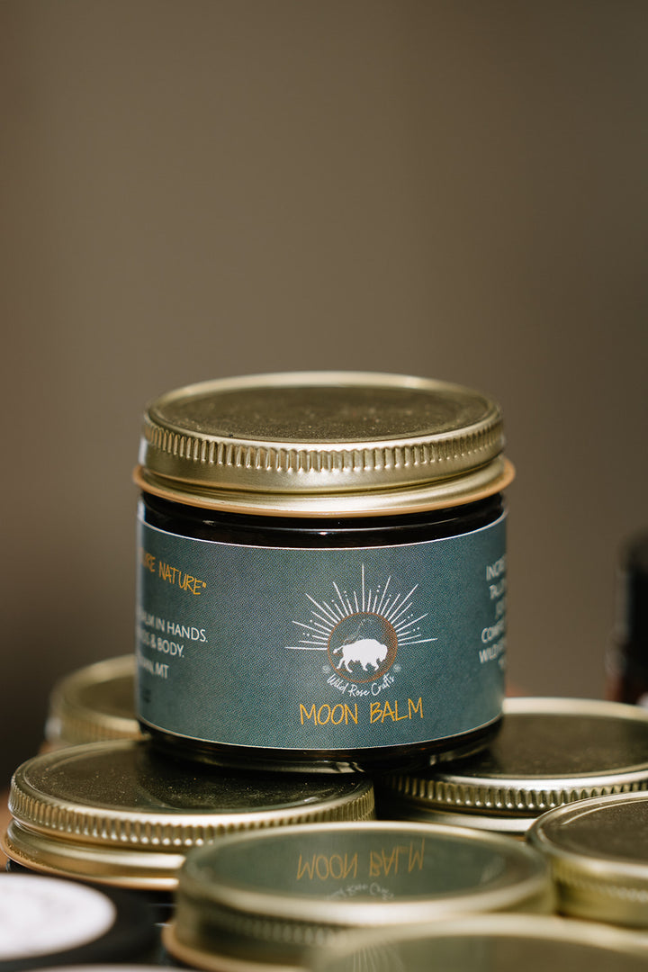 Wild Rose Moon Balm (Bison Tallow)