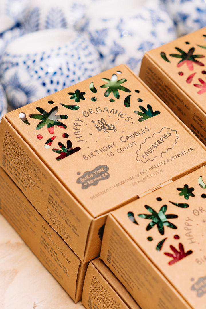 Happy Organics- Fruit Shaped Candles