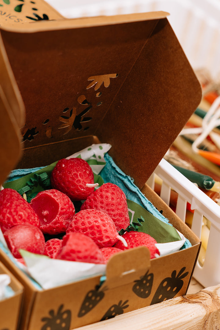 Happy Organics- Fruit Shaped Candles