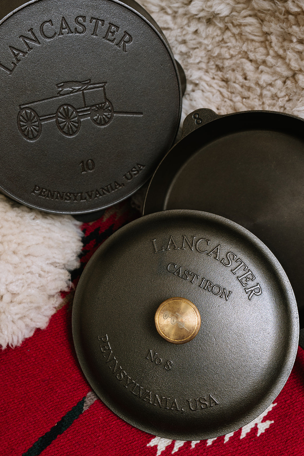 Lancaster Cast Iron Skillets
