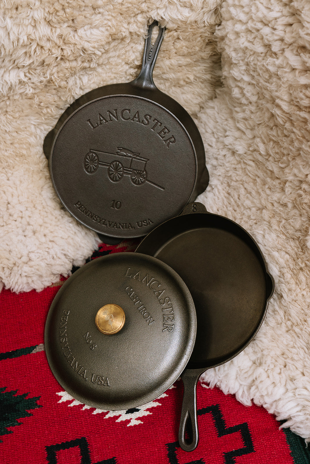 Lancaster Cast Iron Skillets