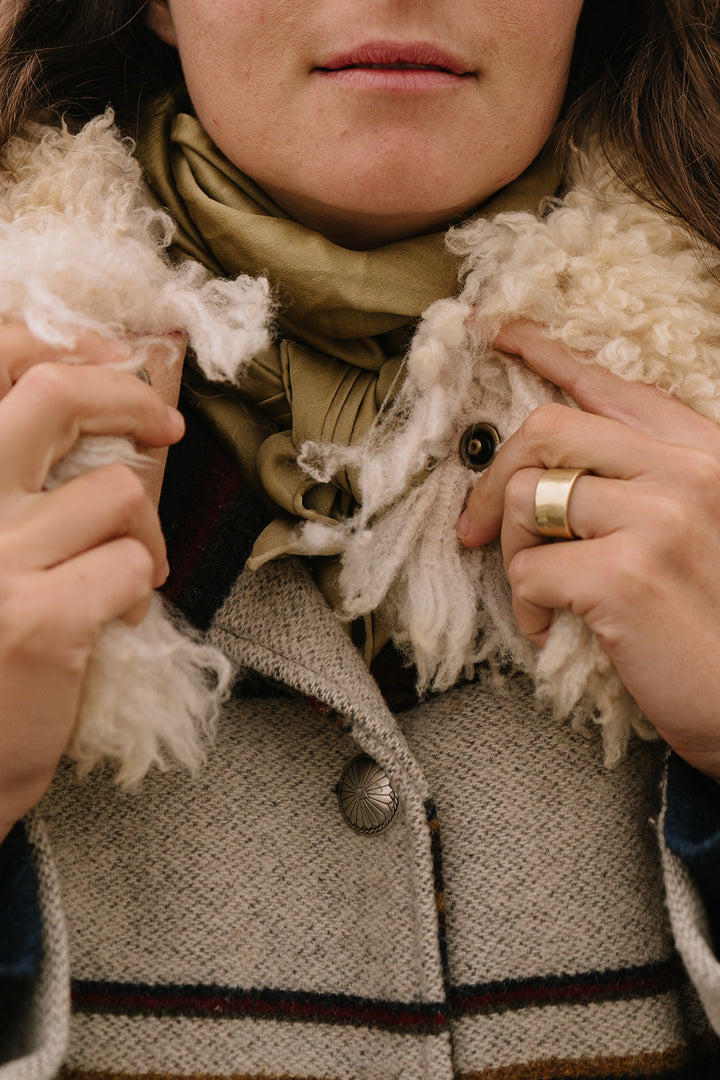 The Cutwind Collar (Sheepskin Wool Neck Wrap/Cowl)