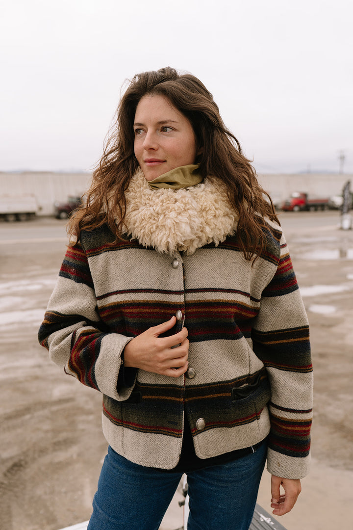 The Cutwind Collar (Sheepskin Wool Neck Wrap/Cowl)