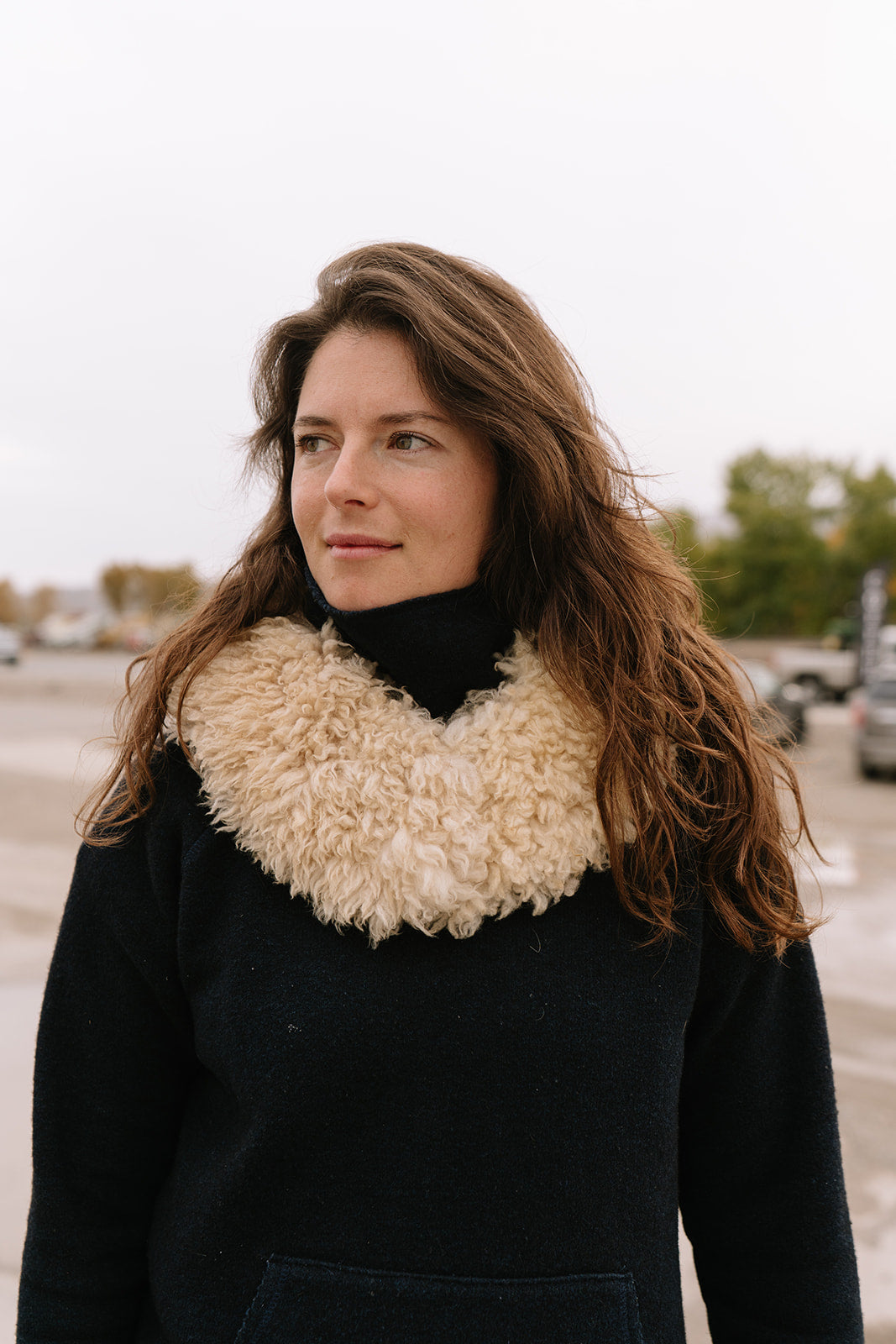 The Cutwind Collar (Sheepskin Wool Neck Wrap/Cowl)