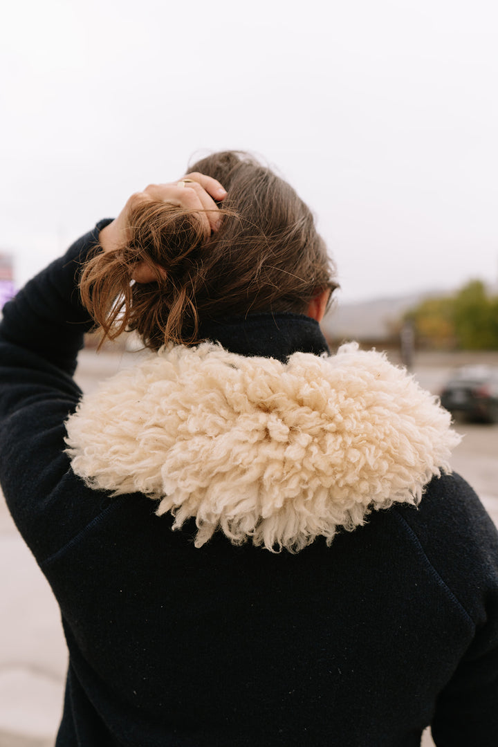 The Cutwind Collar (Sheepskin Wool Neck Wrap/Cowl)