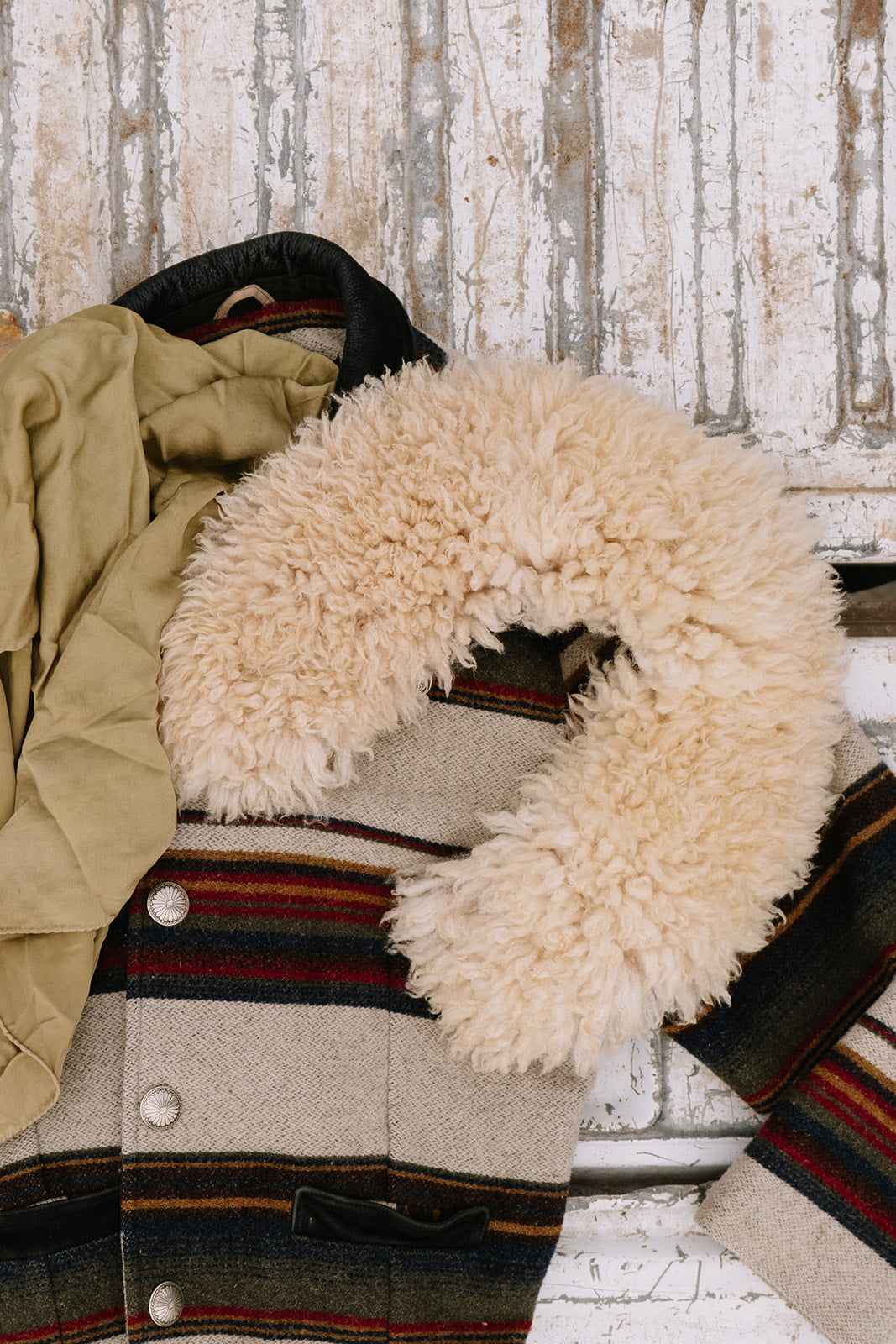 The Cutwind Collar (Sheepskin Wool Neck Wrap/Cowl)