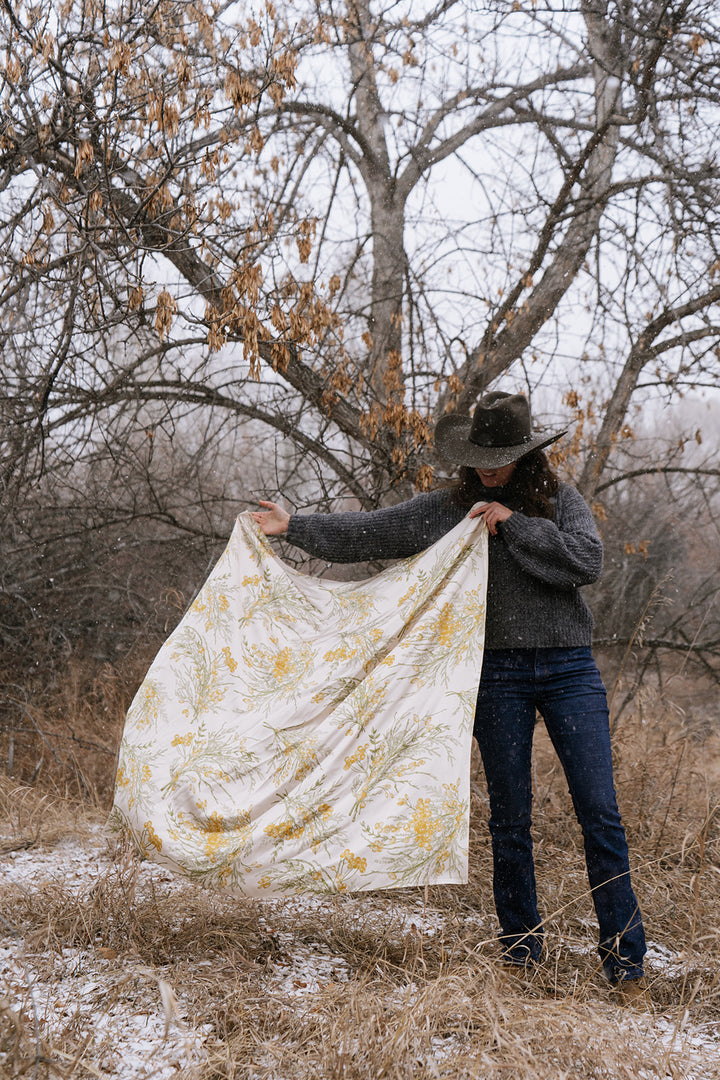 Golden Berry Silk Wild Rag Scarf & Bandana