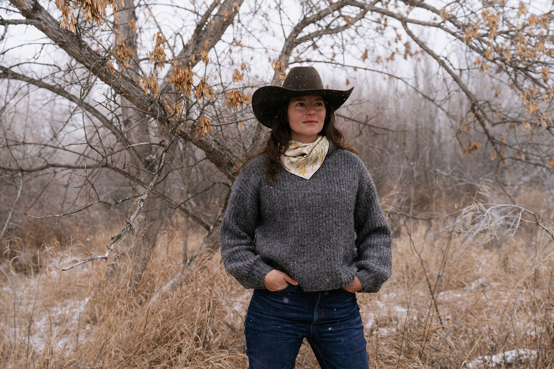 Golden Berry Silk Wild Rag Scarf & Bandana