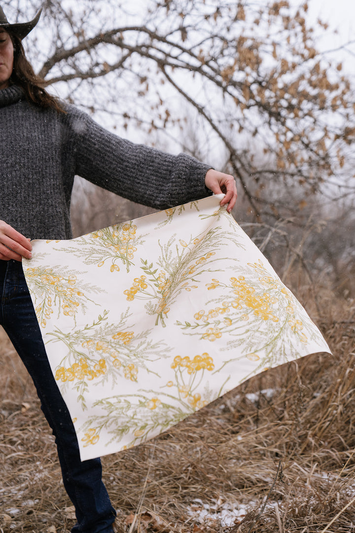 Golden Berry Silk Wild Rag Scarf & Bandana