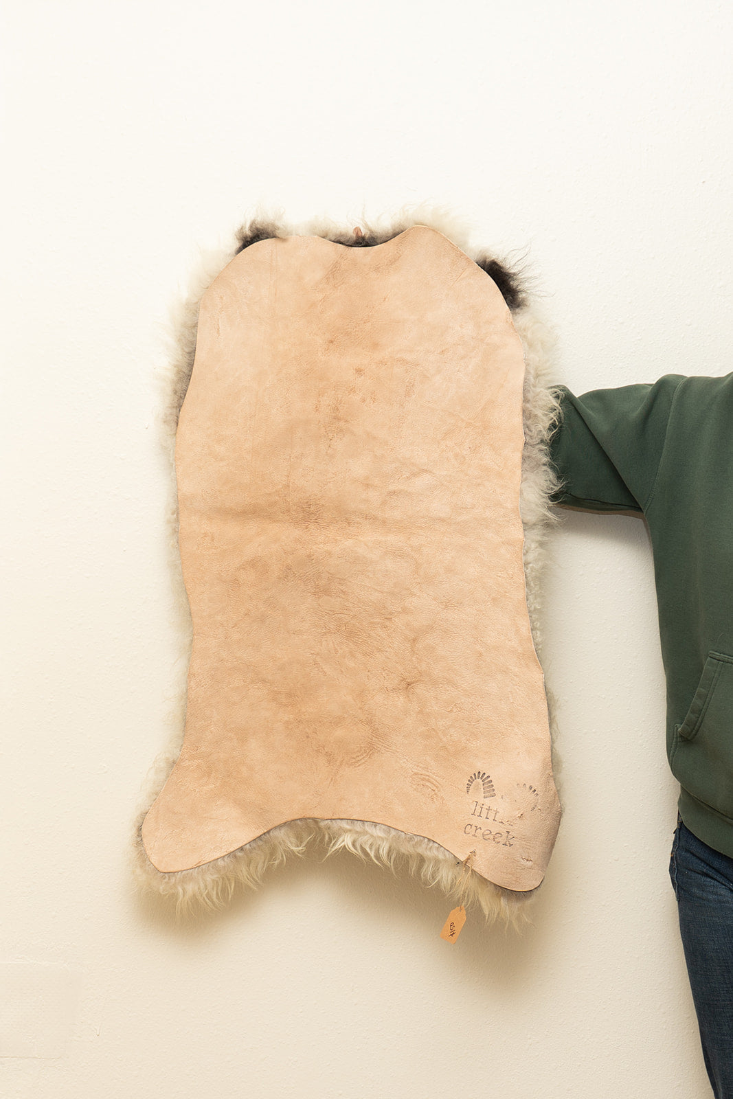 BRINDLE - Icelandic Sheepskin "#9" - Golden/ Black/ Grey