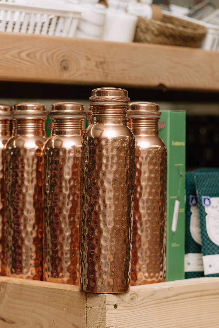 Hammered Copper Water Bottle