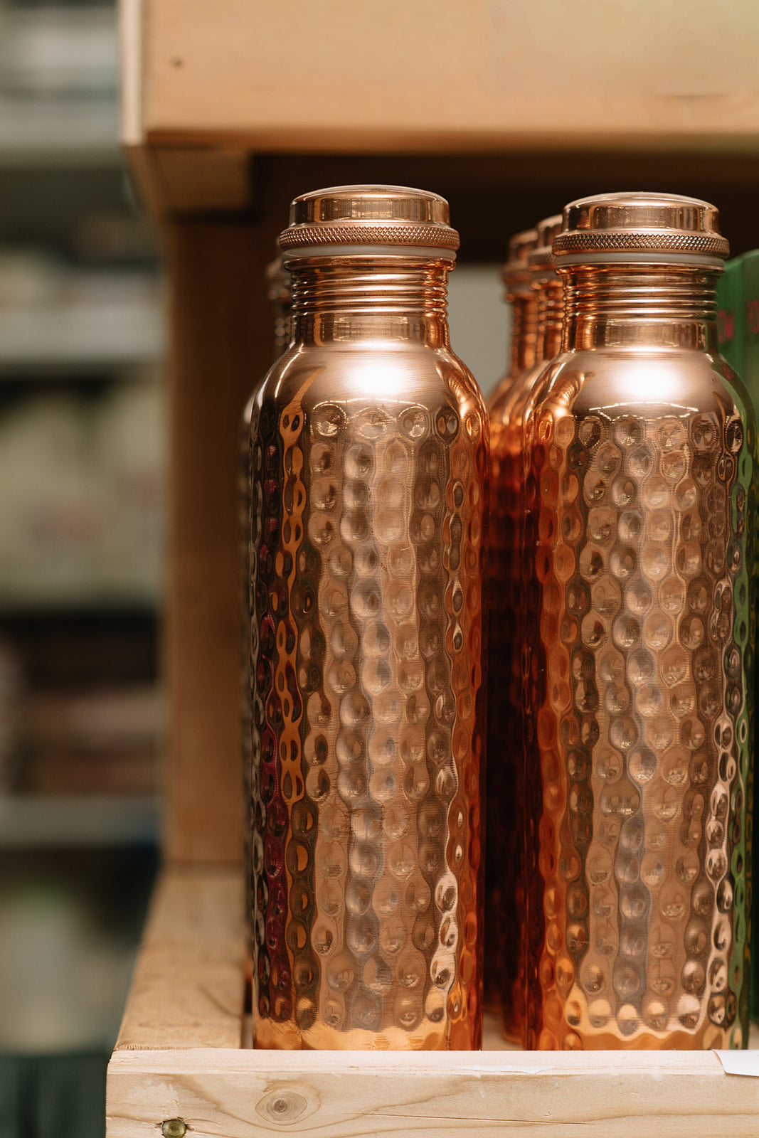 Hammered Copper Water Bottle