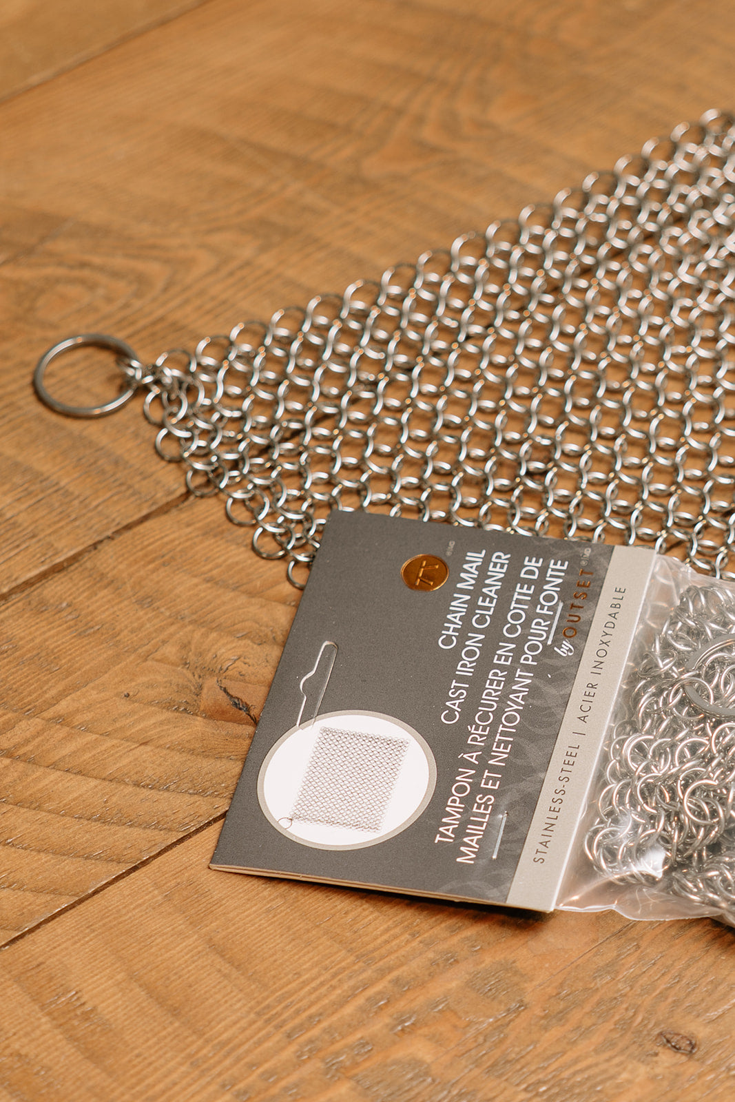 Chain Mail Cast Iron Cleaner