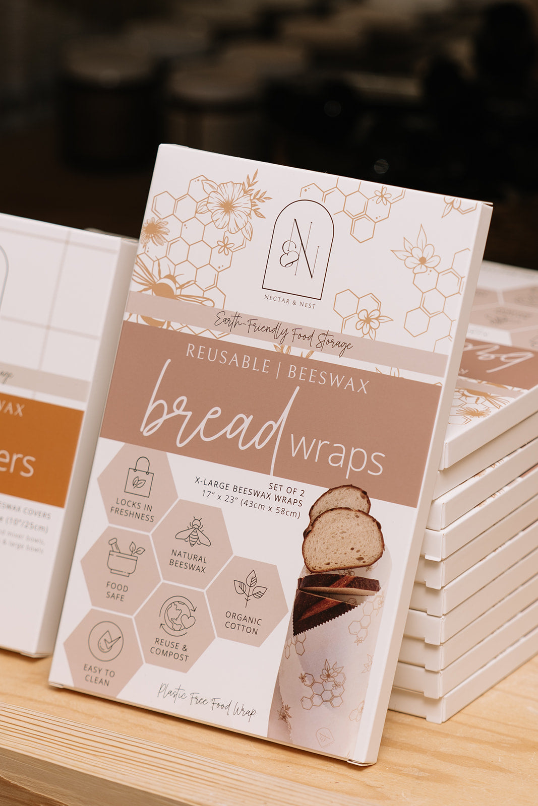 Reusable Beeswax Bread Accessories