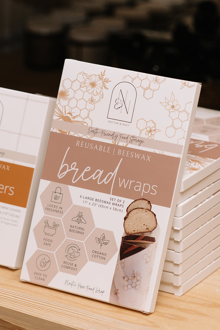 Reusable Beeswax Bread Accessories
