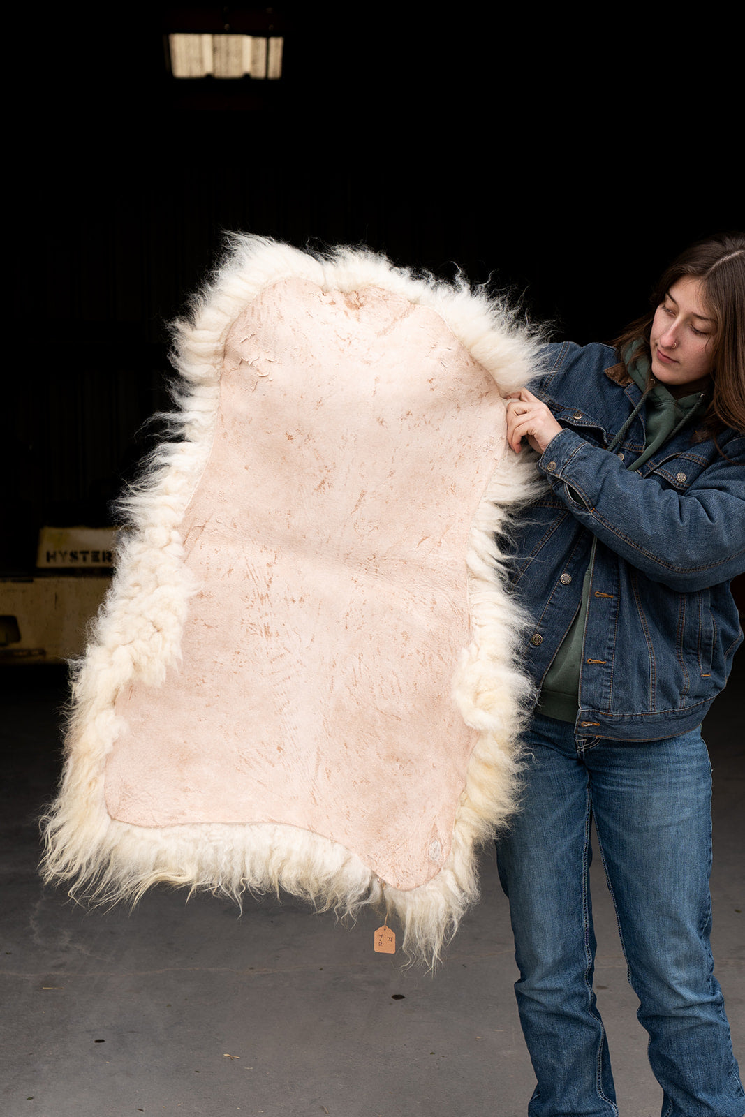 SUNRISE - Icelandic Sheepskin "FF" - White and Gold