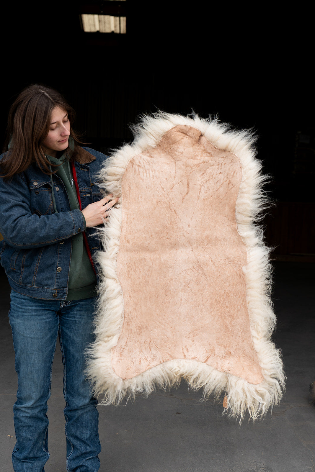 HALO - Icelandic Sheepskin "QQ" - Gold and White