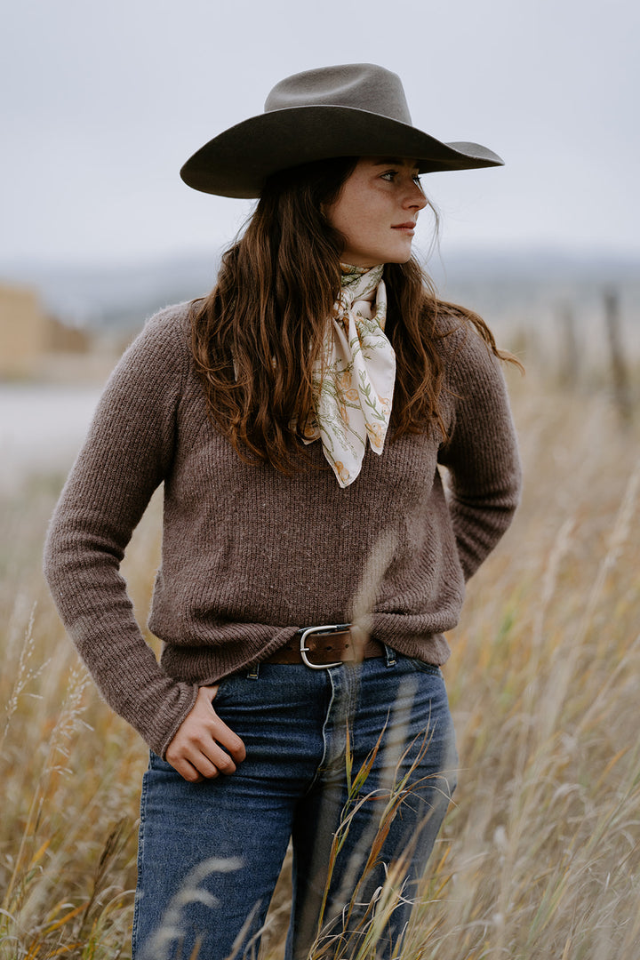 Golden Berry Silk Wild Rag Scarf & Bandana