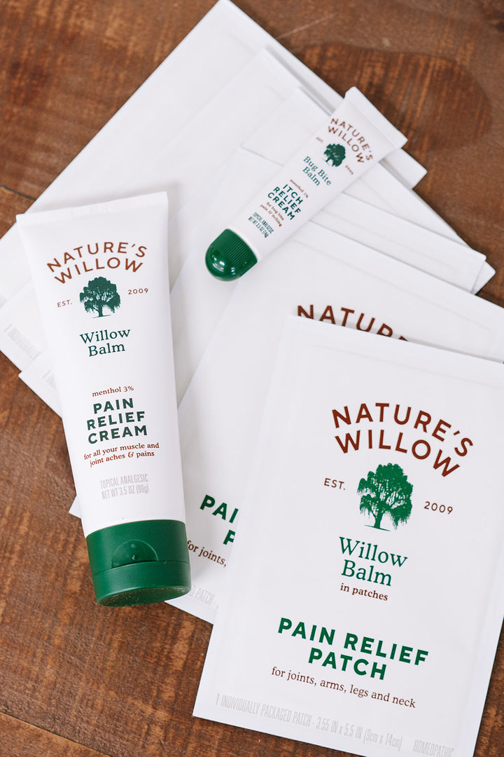 Nature's Willow - Natural Pain Relief Cream & Patches