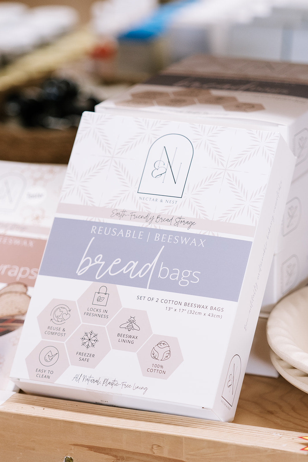 Reusable Beeswax Bread Accessories