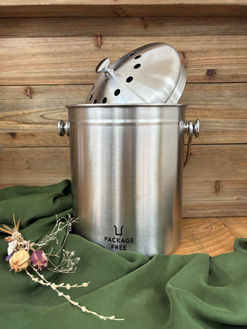 Stainless Steel Compost Bin